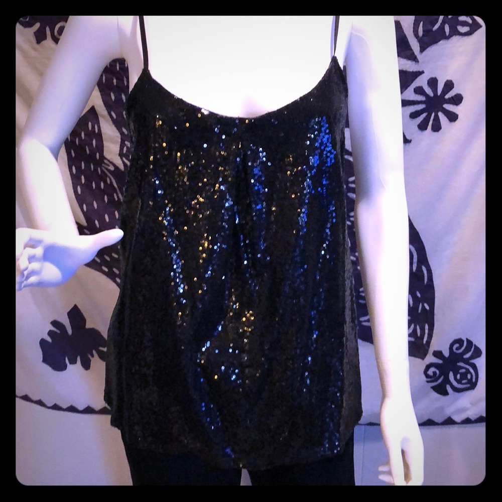 Black Sequin Cami